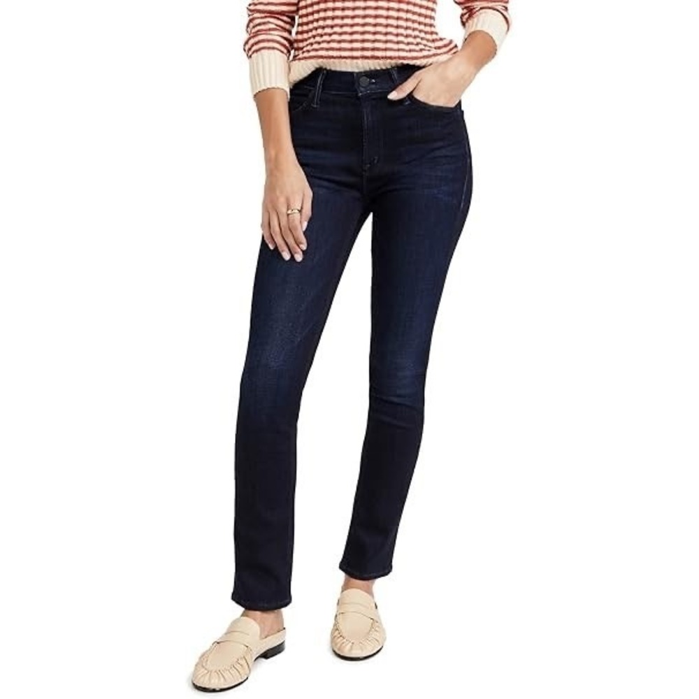Mother The Mid-Rise Dazzler Ankle Jeans Size 25 Dark Wash "Now or Never"‎